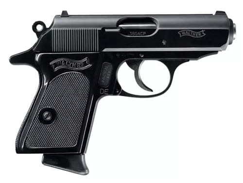 Walther PPK Pistol380 ACP 3.3 in. Black 6 rd.
