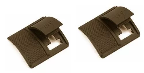 Weaver Short Locking Rail Panel Short - 1.6 Short 2 pk - Dark Earth