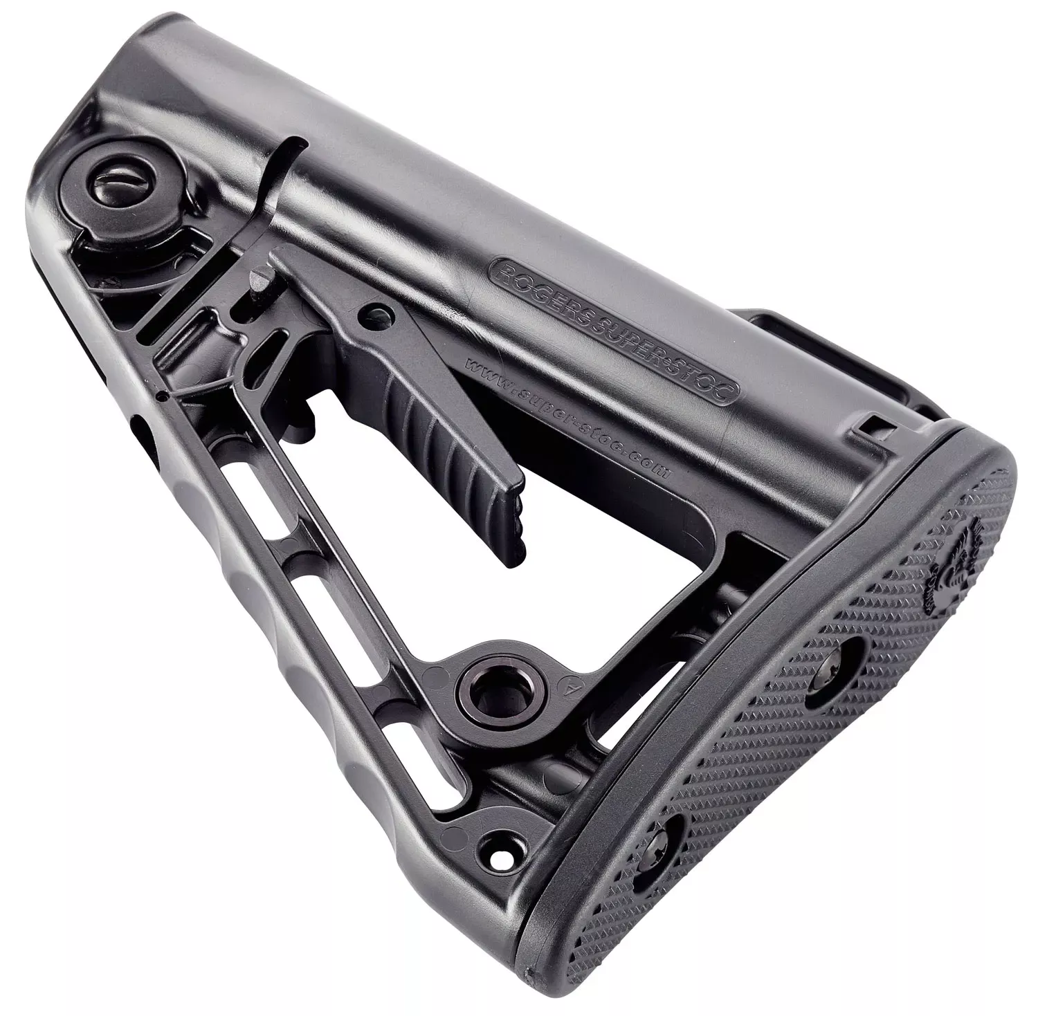 Wilson Combat Super-Stoc Carbine Buttstock Black Synthetic Collapsible for AR-15