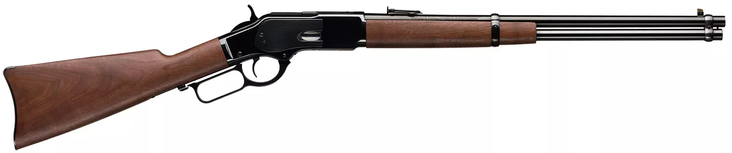 Winchester 44-40 Win 10+1, 20", Blued Metal, Walnut Fixed Straight Grip Stock