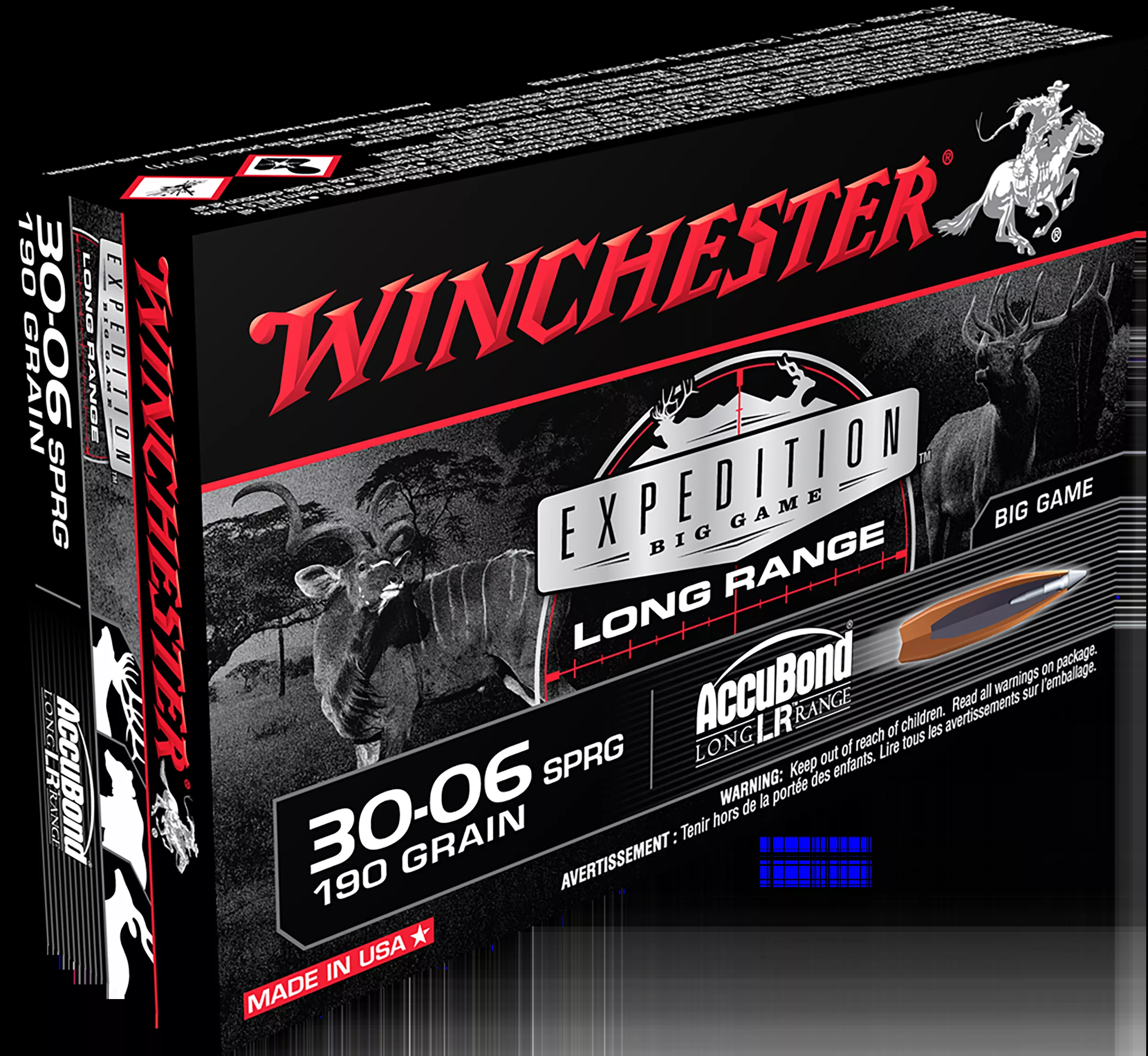 Winchester Ammo Expedition Big Game 30-06 Springfield 190 gr AccuBond Long Range 20 Bx