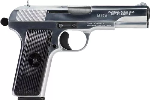 ZASTAVA M57A 7.62X25MM CHROME PSTL