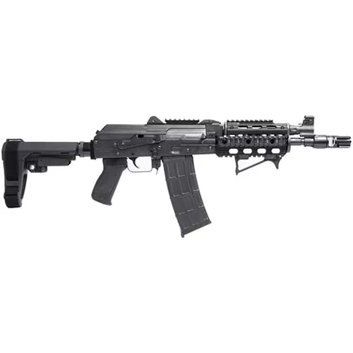 ZASTAVA USA ZPAP85 PSTL 5.56 W/ NIGHT BRAKE, QUAD RAIL, SBA3 BRACE 1-30RD MAGAZINE