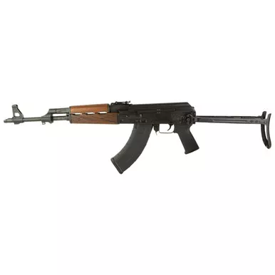 Zastava ZPAP M70 Semi Automatic Rifle 7.62x39mm 16.3" Black Threaded Barrel Black Frame Wood Under Folder Stock