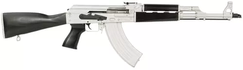 ZASTAVA ZPAPM70 RIFLE 7.62X39 SILVER CERAKOTE 30RD BLK STOCK