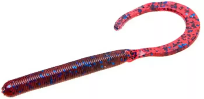Zoom Curly Tail Worm - Plum
