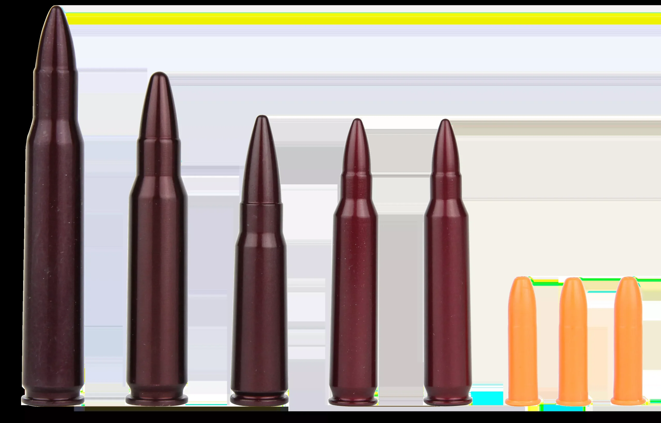A-Zoom Variety Pack Top Rifle Dummy Rounds (.22 / .223 / .308 / .30-06 / 7.62x39) 8 Pkg.