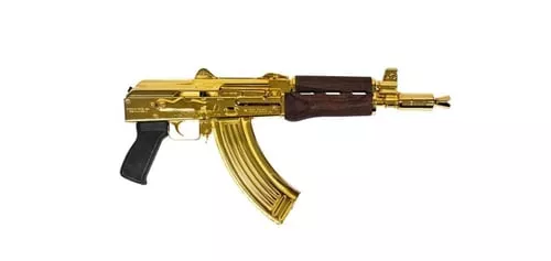 ZPAP92 7.62X39 24K GOLD/WD |
